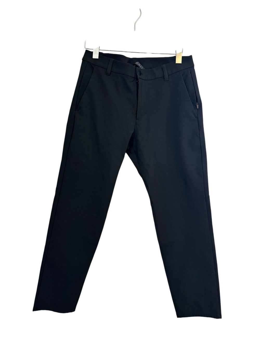 Lululemon Commission Slim-Fit Wool Blend black textured Pant men’s size 32